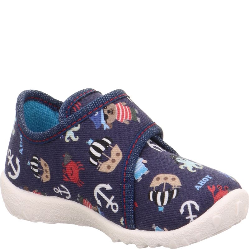 Superfit SPOTTY Slipper - Material: Textile in Blue