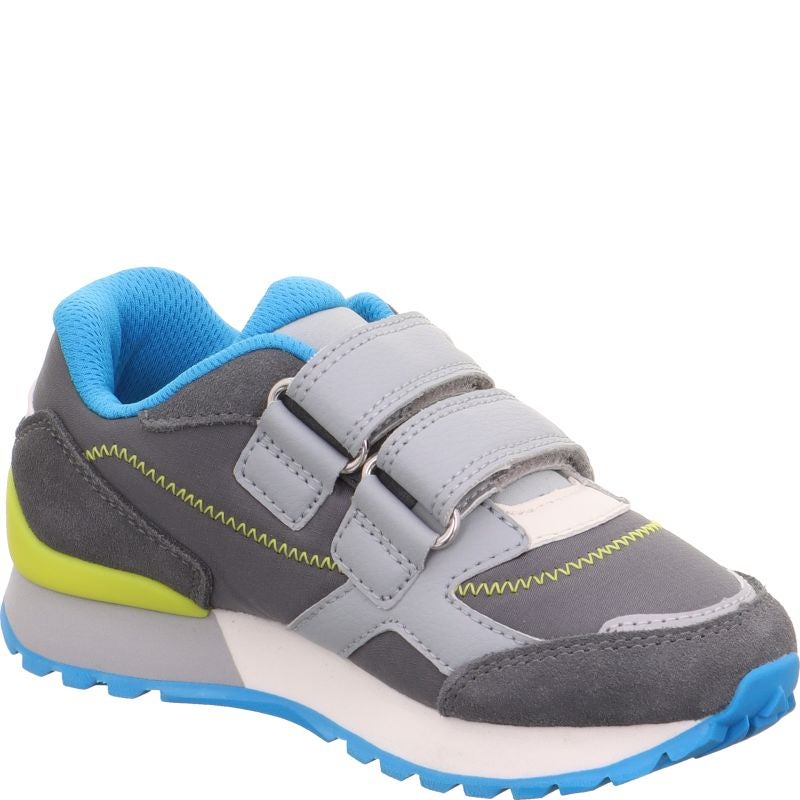 Superfit DASH Sneaker low - Material: Leder/Sonstiges Material/Textil in Grau