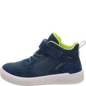 Superfit MAVERICK Jungen Sneaker high - Material: Leder/Sonstiges Material/Textil in Blau