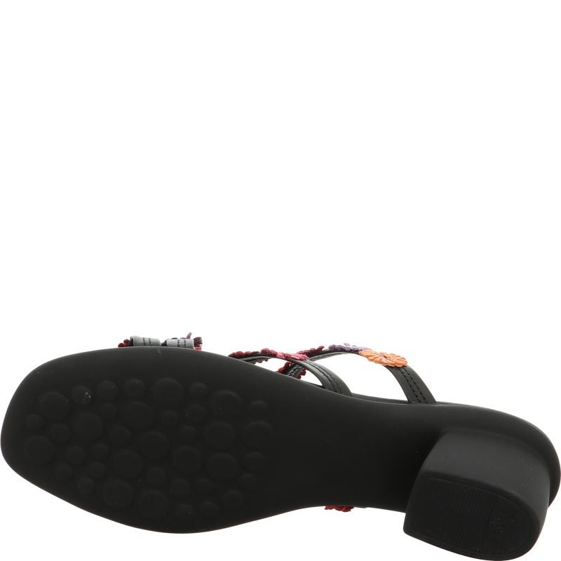 Think! VIVI Damen Pantolette - Material: Leder in Schwarz