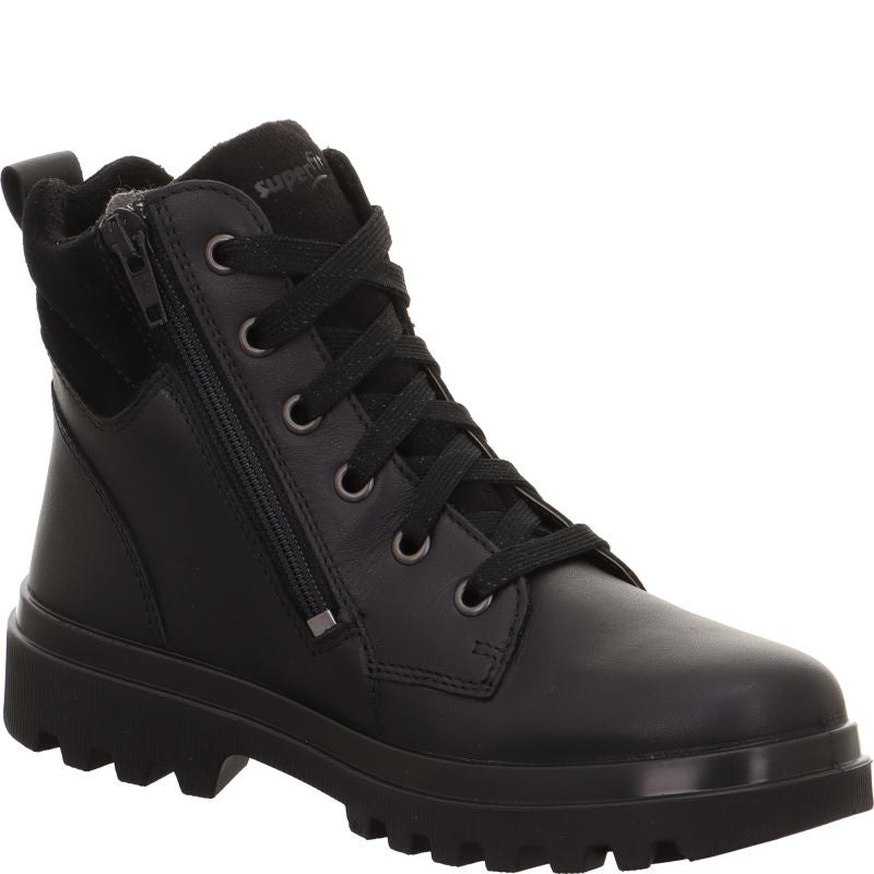 superfit ABBY NOVA Mädchen Boots - Material: Leder/Textil in Schwarz