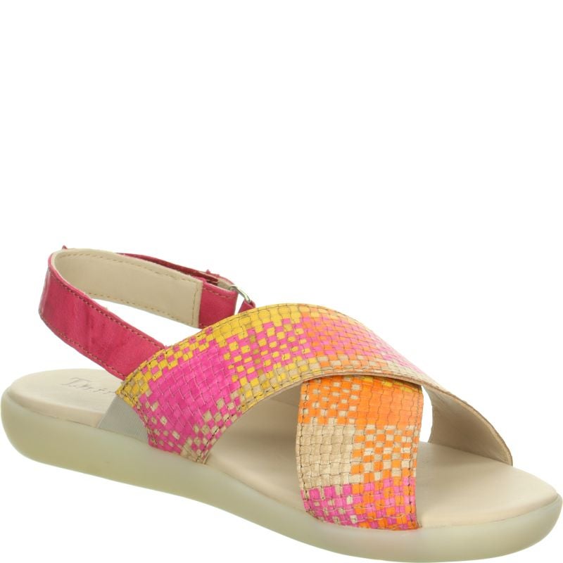 Think NATURE SAND Woman  - Material: Leather in Multi Colour