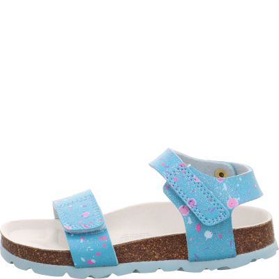 Superfit FUSSBETTPANTOFFEL Girls Sandal - Material: Sonstiges Material in Blue