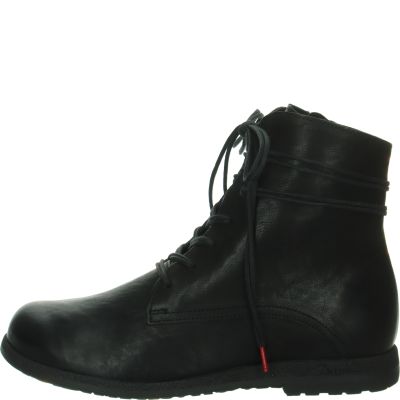 Think! RENTO Damen Stiefelette - Material: Leder in Schwarz