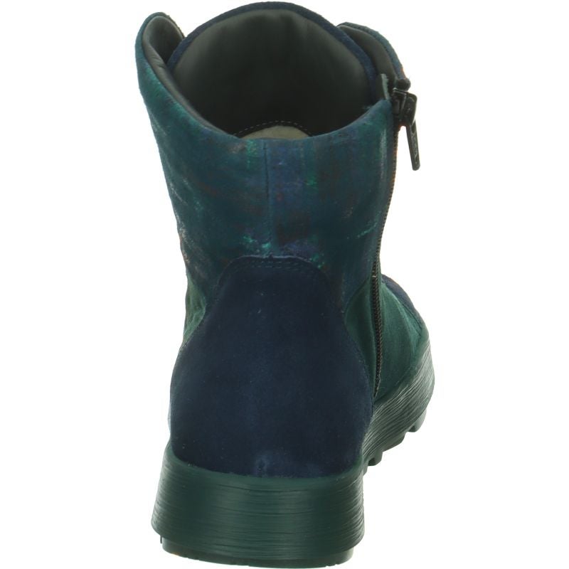 Think! COMODA Damen Stiefelette - Material: Leder in Blau