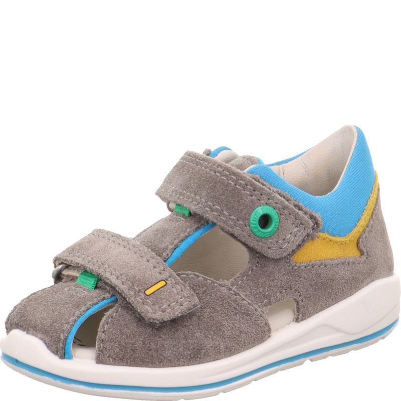 Superfit BOOMERANG Boys Sandal - Material: Leather/Textil in Grey
