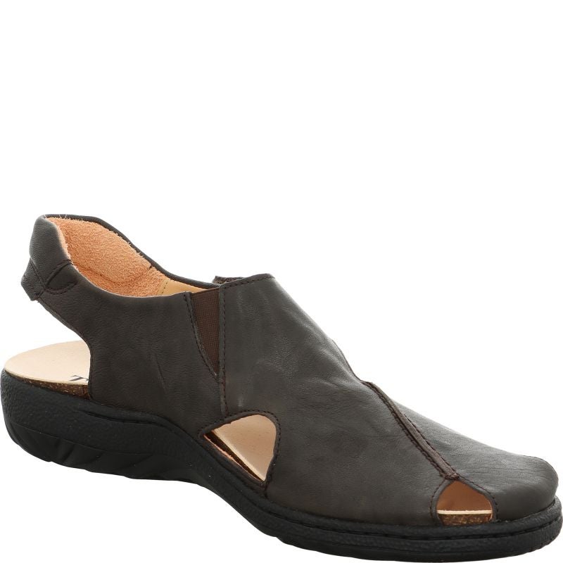 Think CHANGE HERREN Sandal - Material: Leather in Brown