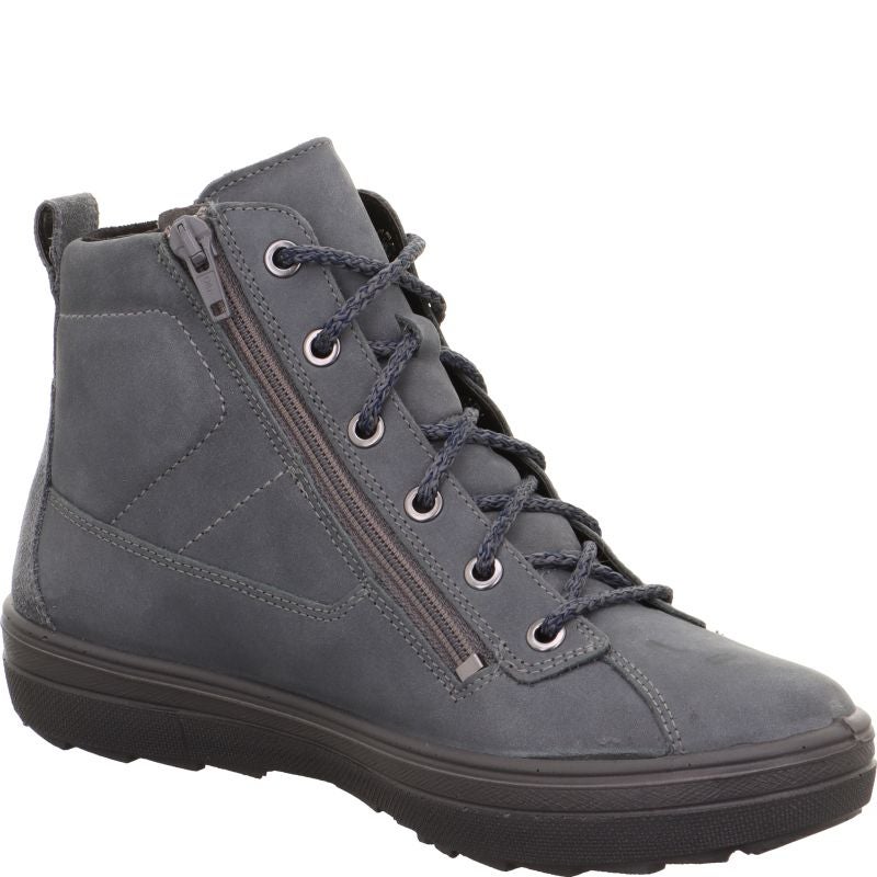 Legero MIRA Damen Sneaker high - Material: Leder in Grau
