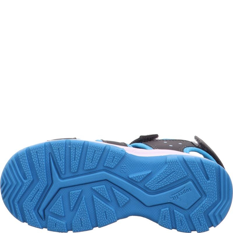Superfit TORNADO LIGHT Unisex, Jungen Sandale - Material: Textil/Sonstiges Material in Grau