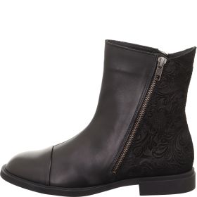 Think! NINA Damen Stiefelette - Material: Leder in Schwarz
