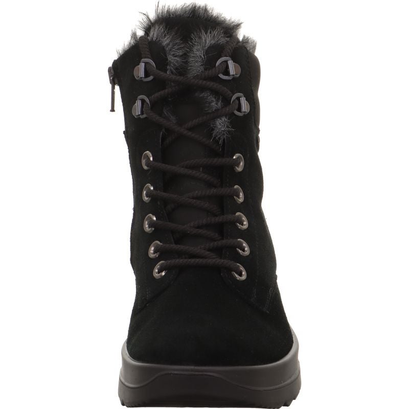 legero DREAMER Damen Schnürboots - Material: Leder in Schwarz