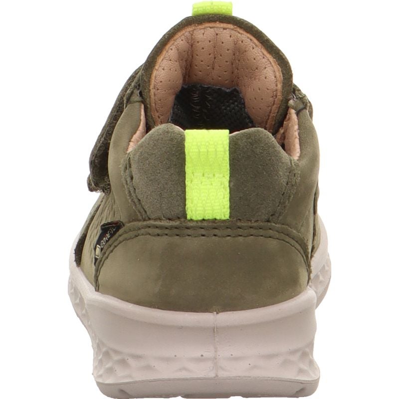 Superfit BREEZE Boys Sneakers high - Material: Leather in Green