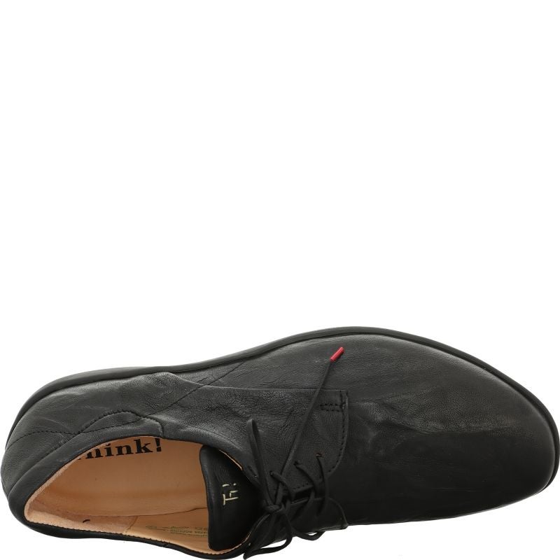 Think STONE HERREN Men Lace up shoe - Material: Leather in Black