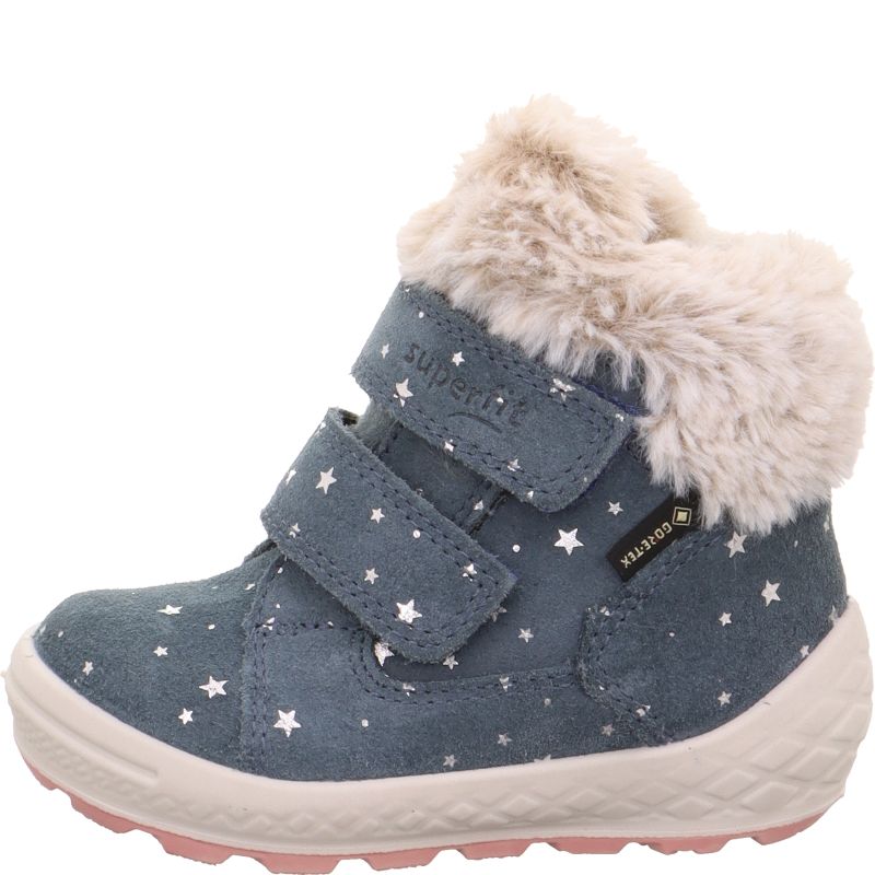 Superfit GROOVY 2.0 Girls Boot - Material: Leather/Textil in Blue