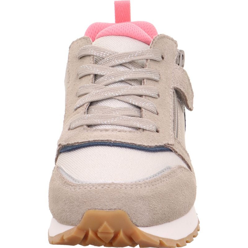 Superfit DASH Sneaker low - Material: Leder/Sonstiges Material/Textil in Beige