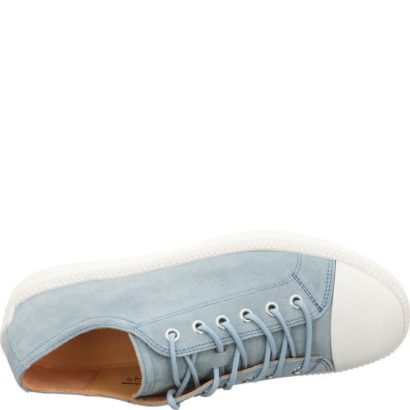 Think TURNA WOMEN Woman Sneakers low - Material: Leather in Blue