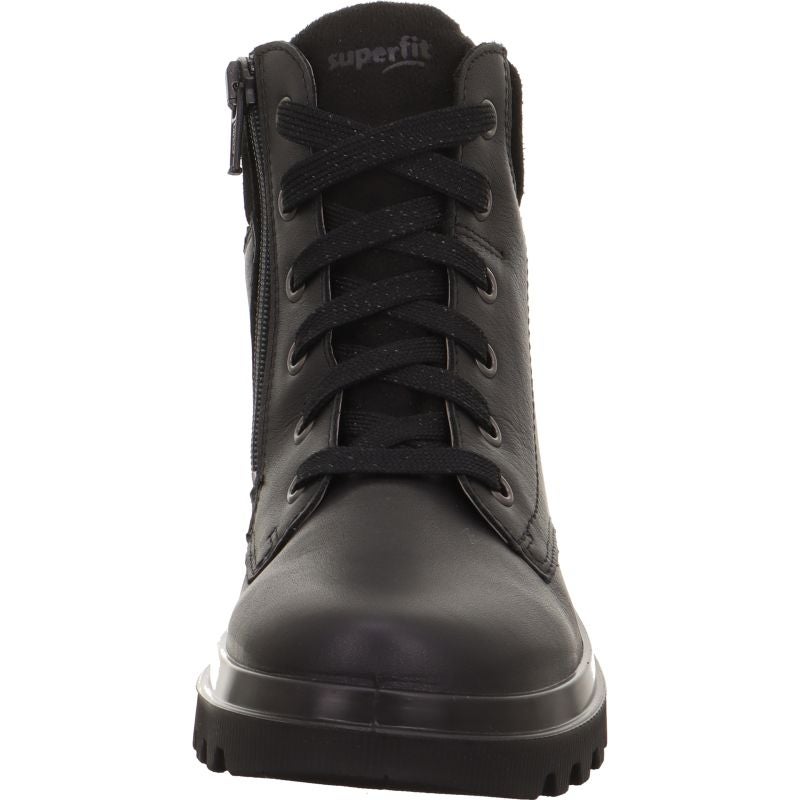 superfit ABBY NOVA Mädchen Boots - Material: Leder/Textil in Schwarz