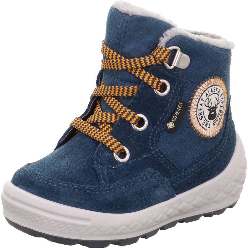 Superfit GROOVY 2.0 Boys Boot - Material: Leather/Textil in Blue