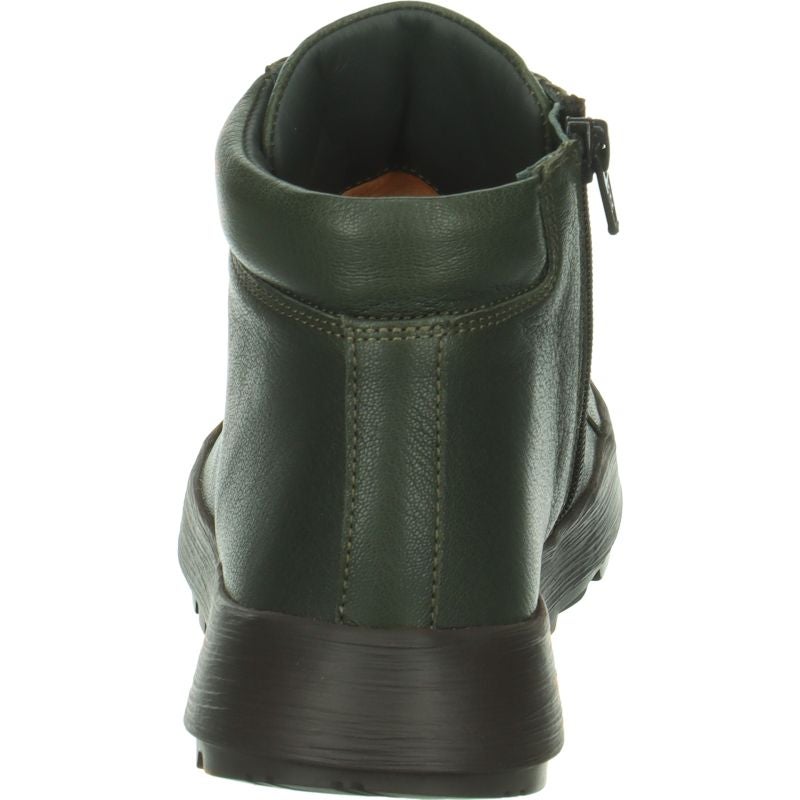 Think COMODA Ankle boot - Material: Leather in Olive