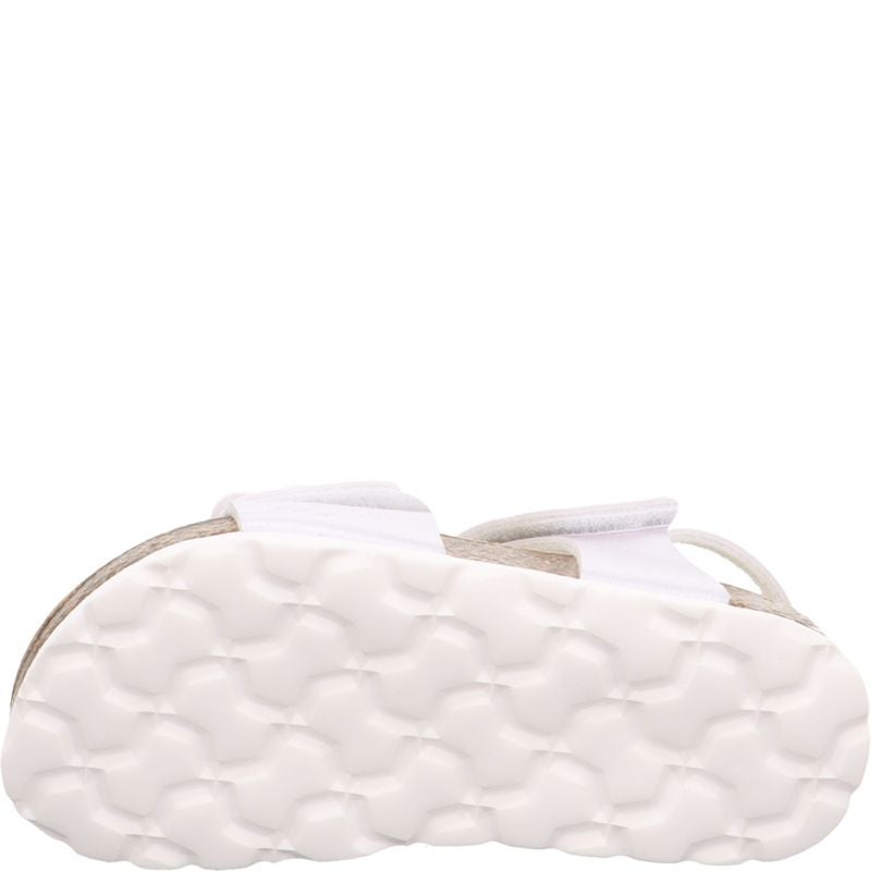Superfit FUSSBETTPANTOFFEL Girls Sandal - Material: Sonstiges Material in White