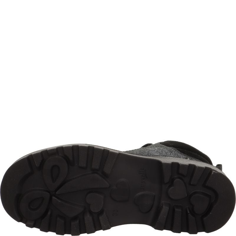 Superfit ABBY NOVA Mädchen Boots - Material: Leder/Textil in Schwarz