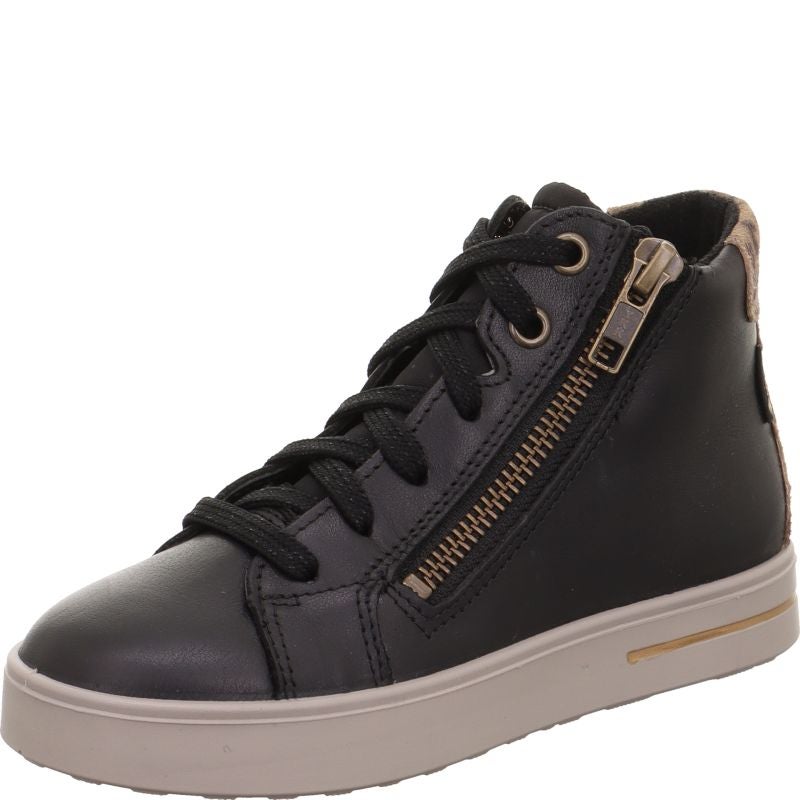 Superfit STELLA Sneaker high - Material: Leder/Textil in Schwarz