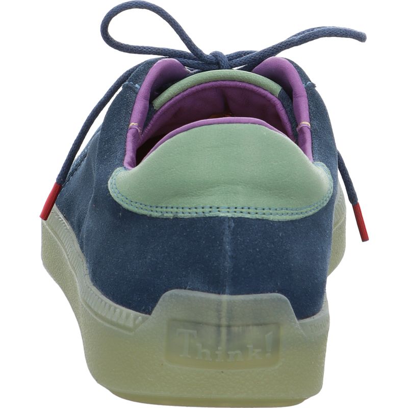 Think TURNA Men Men Sneakers low - Material: Leather in Blue