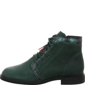 Think NINA Woman Ankle boot - Material: Leather in Green