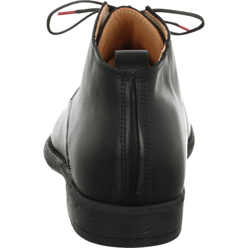 Think! CIVITA Herren Ankle Boots - Material: Leder in Schwarz