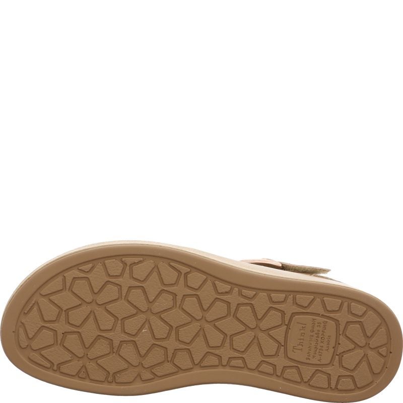 Think MEGGIE Woman Strap sandal - Material: Leather in Multi Colour