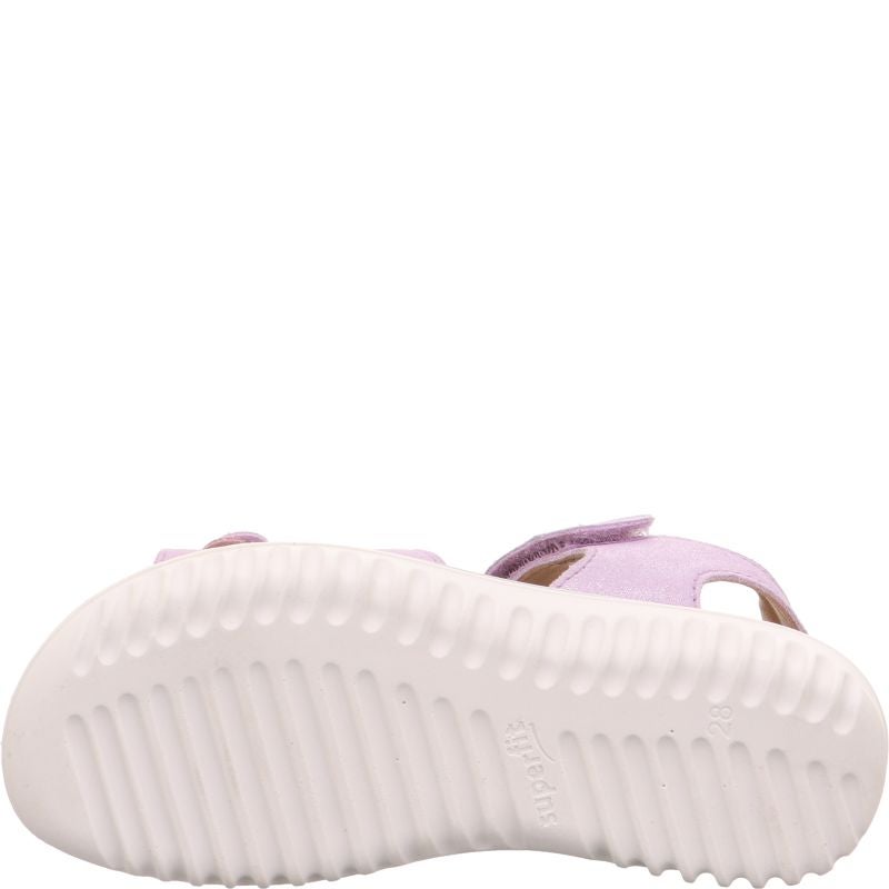 Superfit SPARKLE Sandal - Material: Leather in Purple