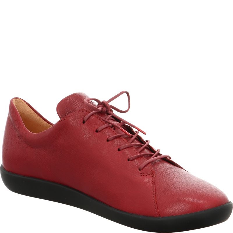 Think NATURE Woman Sneakers low - Material: Leather in Red