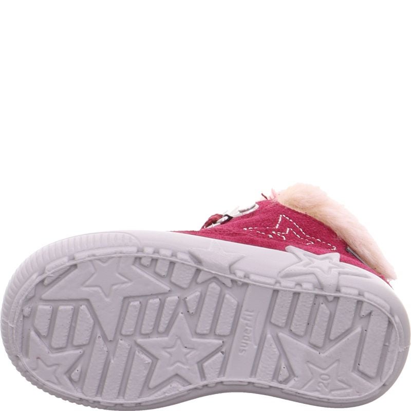 Superfit STARLIGHT Girls Boot - Material: Leder/Sonstiges Material/Texti in Red