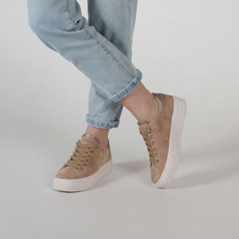 Legero LIMA 2.0 Woman Sneakers low - Material: Leather in Beige