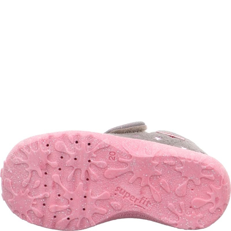 Superfit SPOTTY Girls Slipper - Material: Textile in Grey
