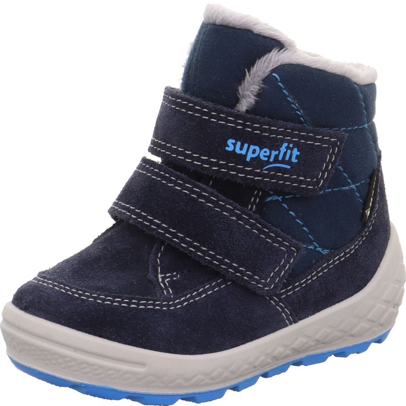 Superfit GROOVY 2.0 Jungen Boots - Material: Leder/Textil in Blau
