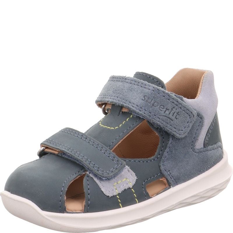 Superfit BUMBLEBEE Jungen Sandale - Material: Leder in Blau