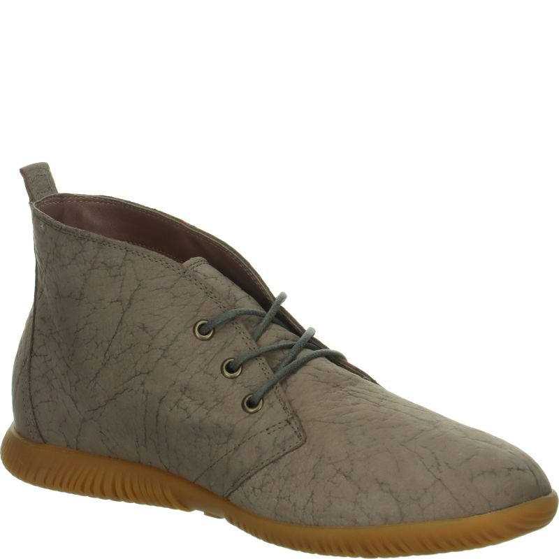 Think HAUKI HERREN Men Ankle boot - Material: Leather in Grey