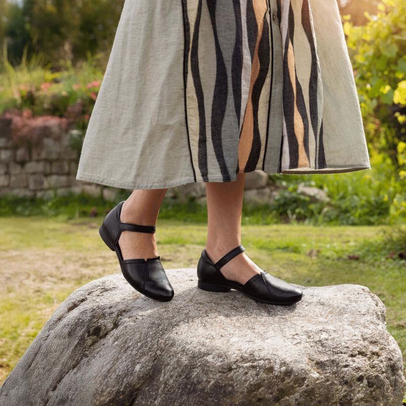 Think GUAD2 Woman Ballerina - Material: Leather in Black
