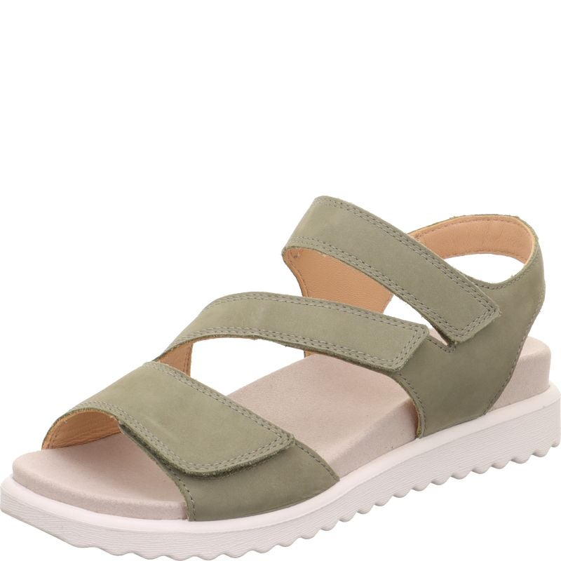 Legero MOVE Damen Sandale - Material: Leder in Grün