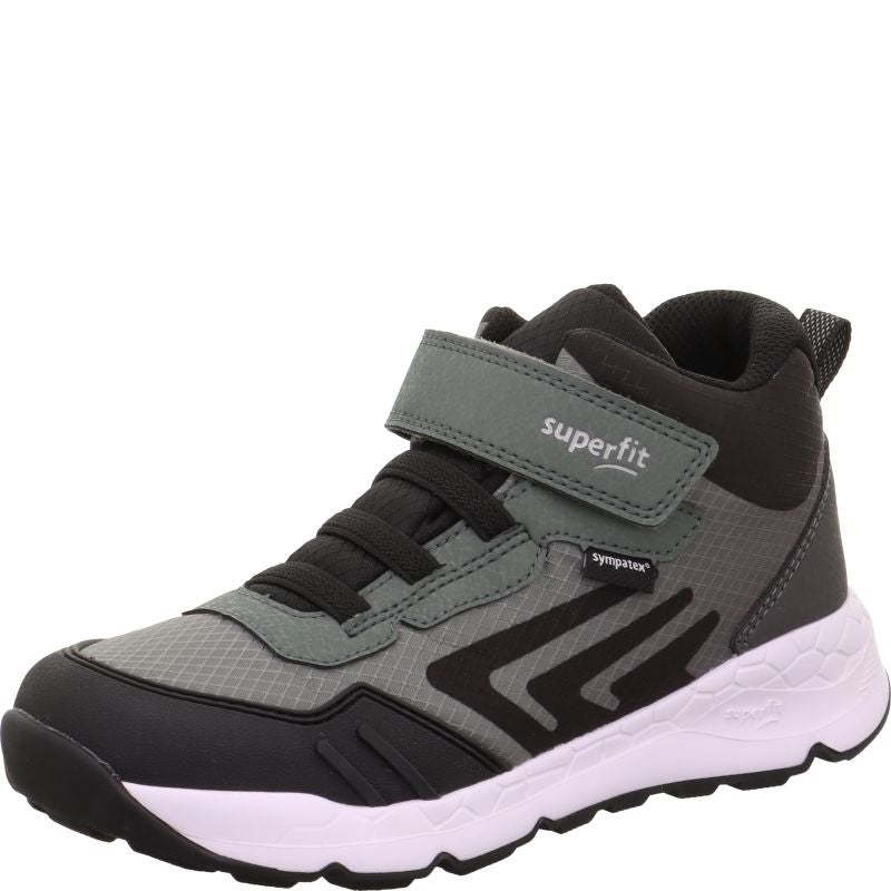 Superfit FREE RIDE Unisex | Jungen Sneaker high - Material: Textil/Sonstiges Material in Grün