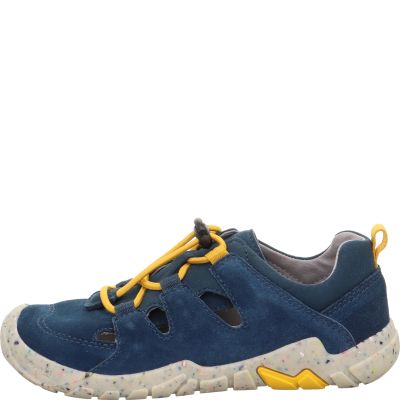 Superfit TRACE Unisex, Jungen Sneaker low - Material: Leder/Textil in Blau