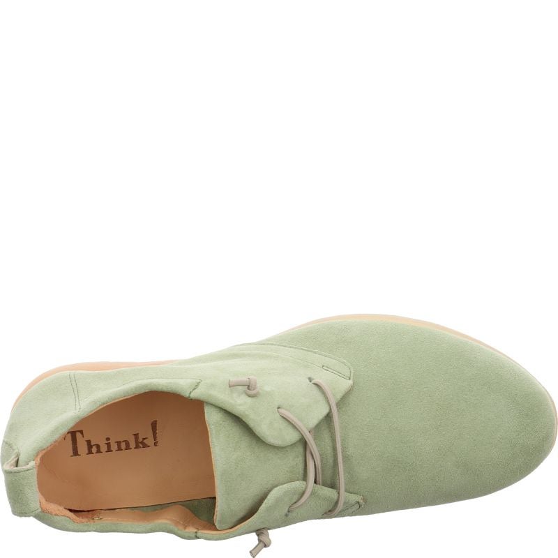 Think ALOA Woman Sneakers low - Material: Leather in Green