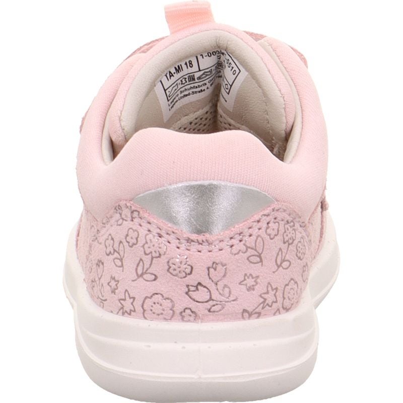 Superfit LILLO Girls Sneakers low - Material: Leather/Textil in Rose