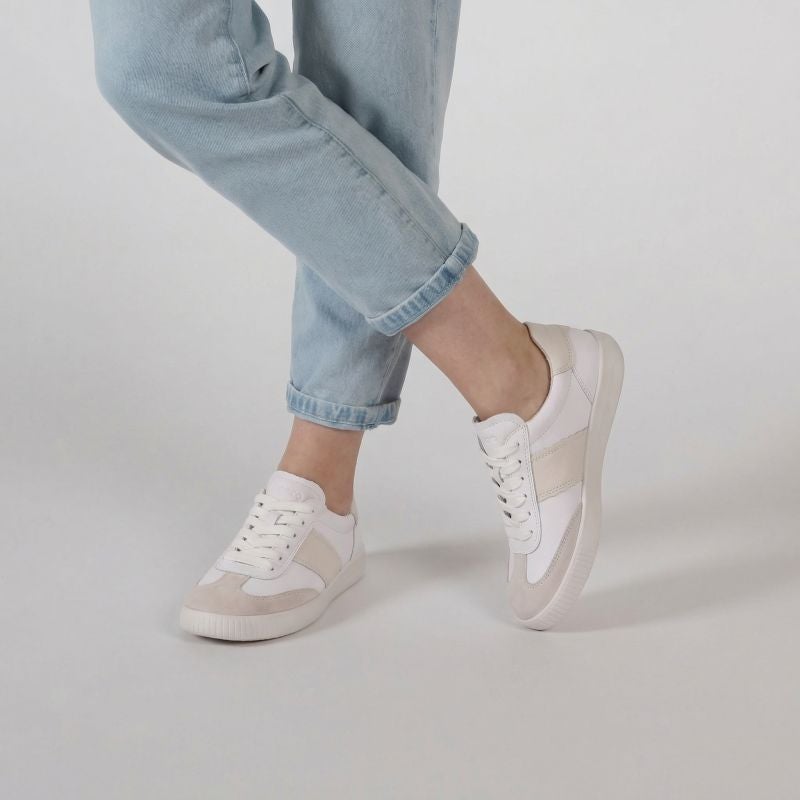Legero SILENCE Woman Sneakers low - Material: Leather in White