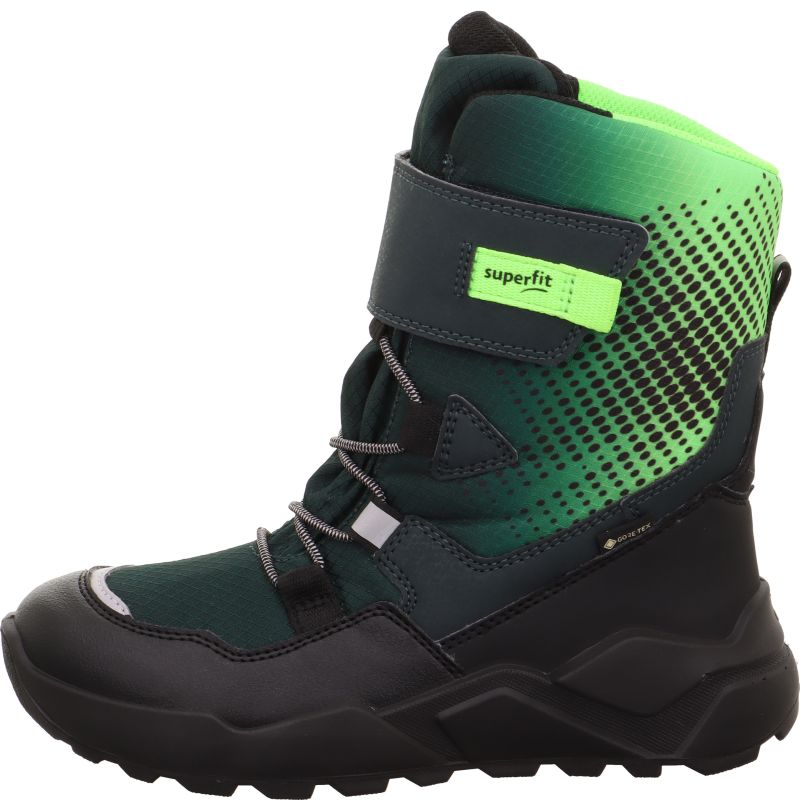 Superfit ROCKET Unisex | Boys Boot - Material: Textil/Sonstiges Material in Green