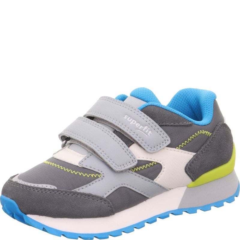 Superfit DASH Sneaker low - Material: Leder/Sonstiges Material/Textil in Grau
