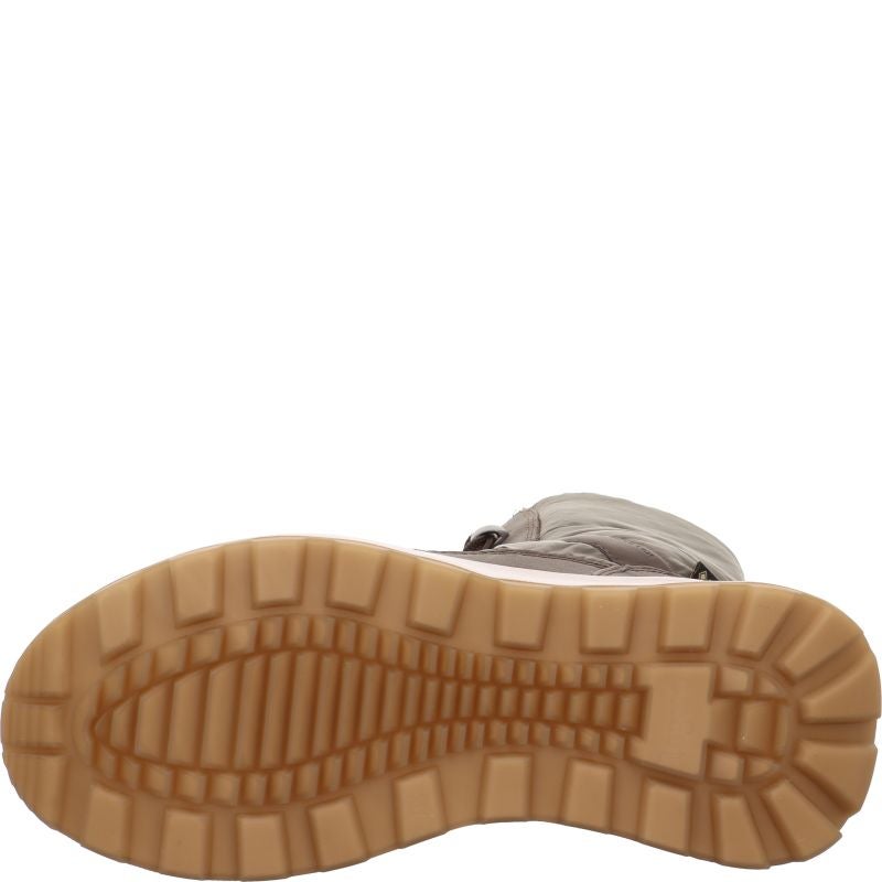legero T4 RUN Damen Schnürboots - Material: Leder/Textil in Grau