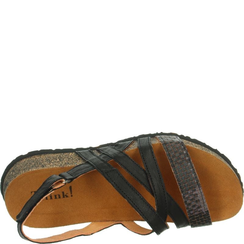 Think KOAK DAMEN Woman  - Material: Leather in Black