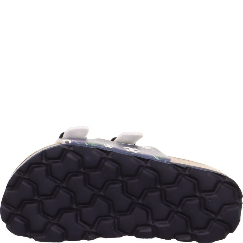 Superfit FUSSBETTPANTOFFEL Jungen Pantoffel - Material: Sonstiges Material in Blau
